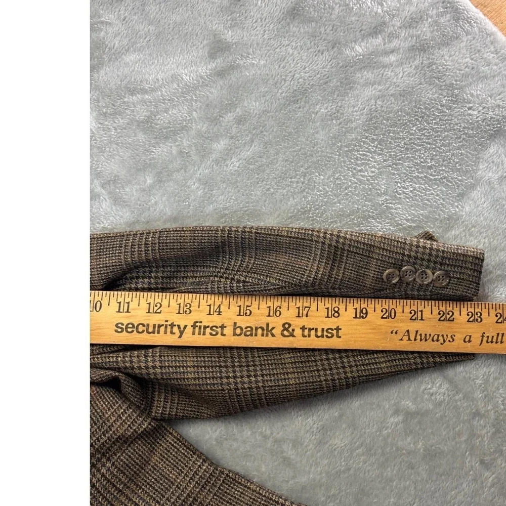 Brooks Brothers Made USA‎ Glen Plaid Wool Sport Coat Blazer